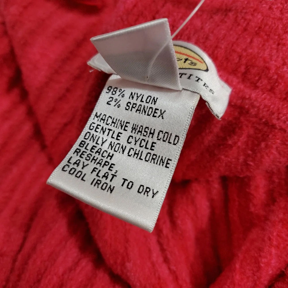 NWT Talbots Chenille Texture Zip Front Cardigan Sweater Knit Pink Size Large